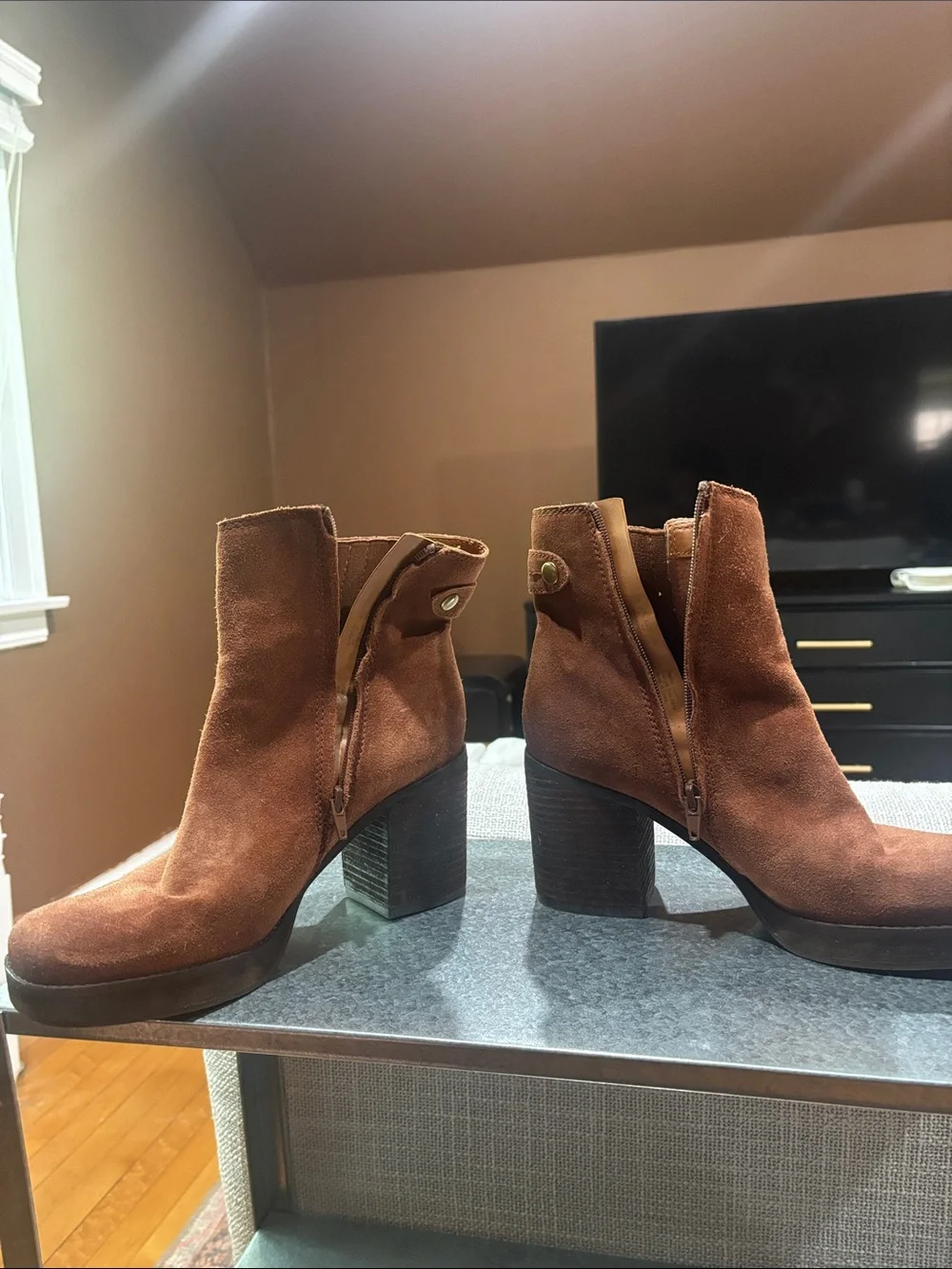 Zodiac suede ankle